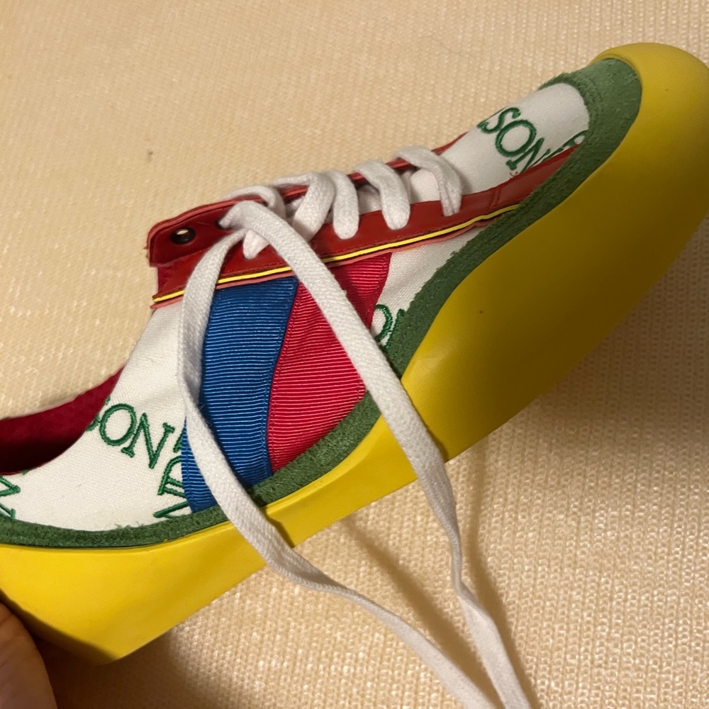 JW ANDERSON
Bubble leather, canvas sneakers